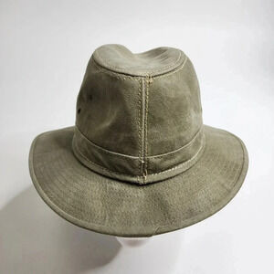 Vintage Henschel Hat Co Fedora Brown Suede Made in USA Size‎ Medium
